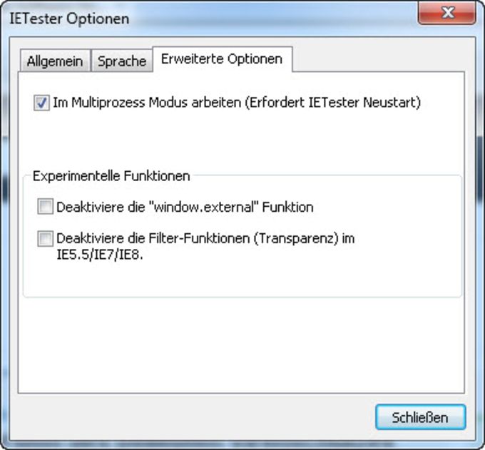 Ie tester tool